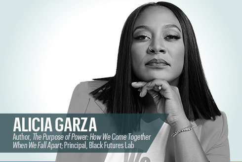 国际黑人生命重要运动的联合创始人艾丽西亚·加尔扎的照片